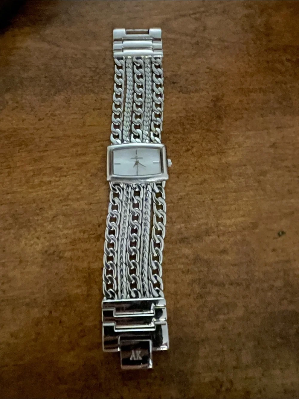 Silver Multi-Chain Bracelet Watch